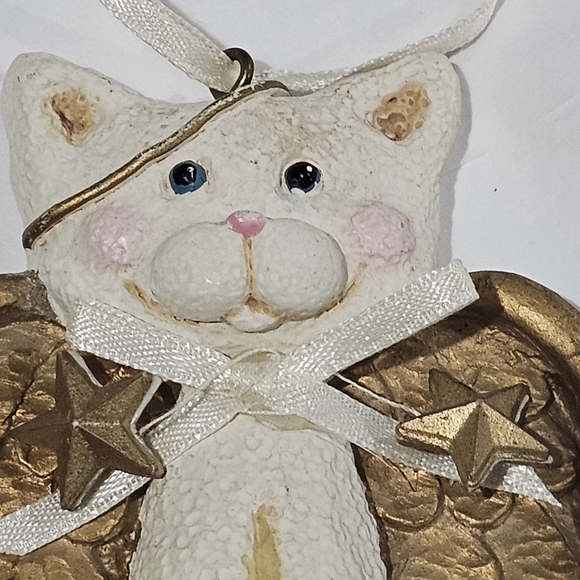KURT S. ADLER Cat Angel Ornament Vintage Christmas - Picture 2 of 5